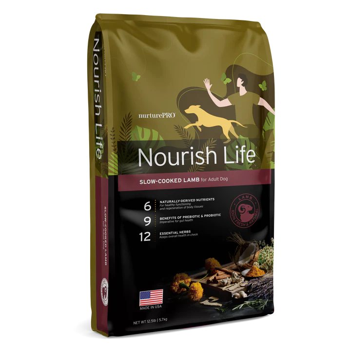 NurturePRO Nourish Life Slow-Cooked Lamb Dry Dog Food For All Lifestages
