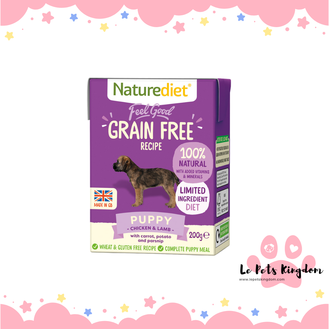 Naturediet's Feel Good Grain Free - Puppy ( Chicken & Lamb)