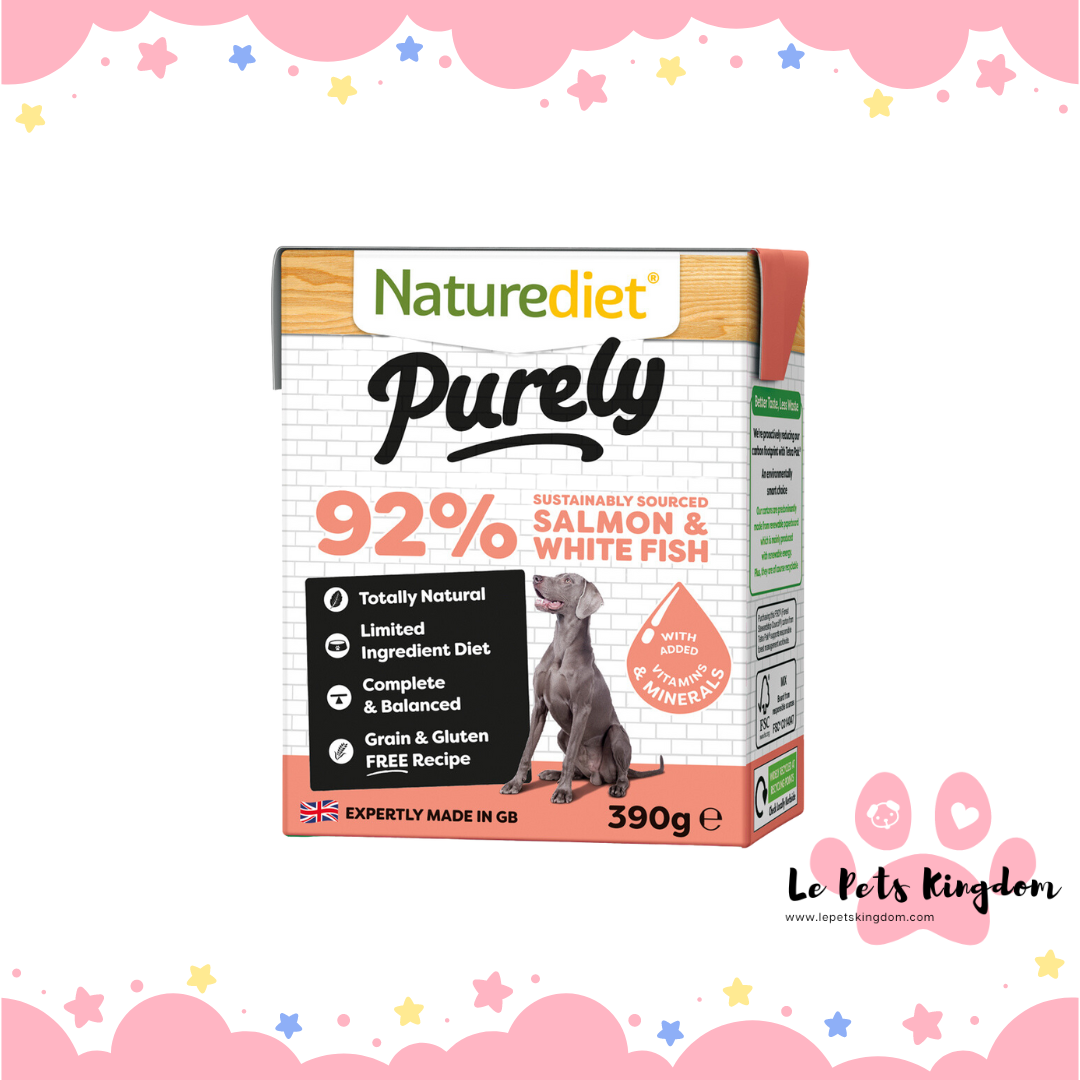 Naturediet's Purely - Salmon & Whitefish 390g