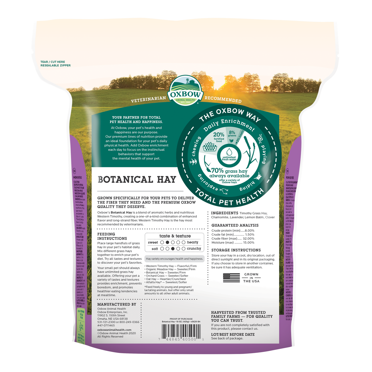 Oxbow Botanical Hay 15oz