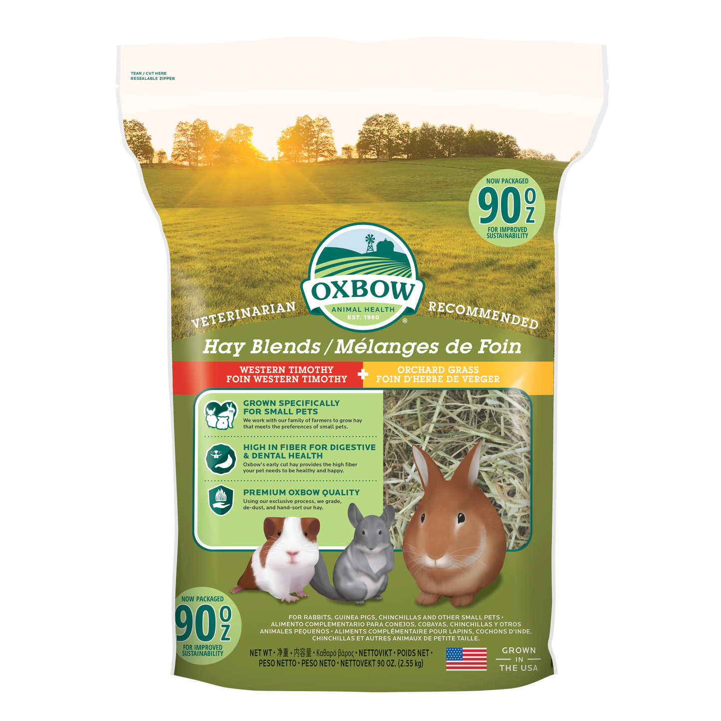 Oxbow Hay Blends With Western Timothy & Orchard Grass