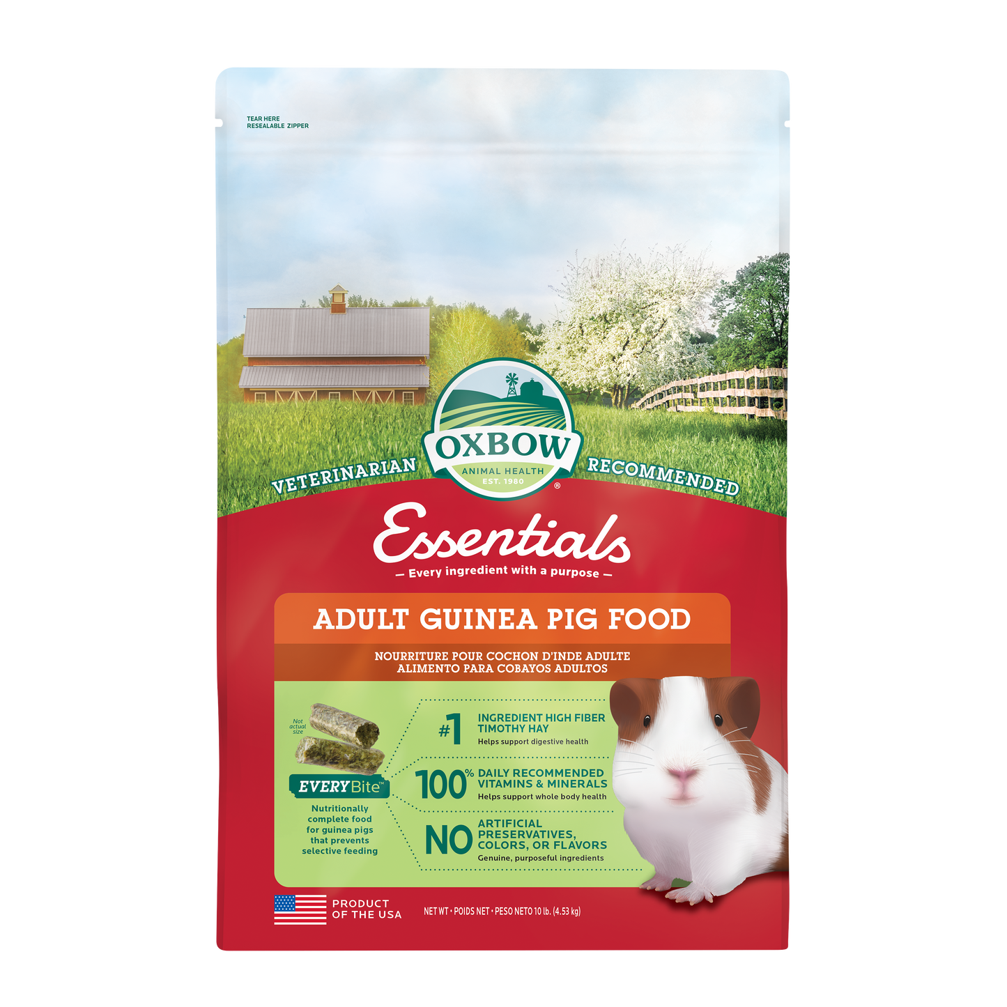 Oxbow Essentials Adult Guinea Pig Food