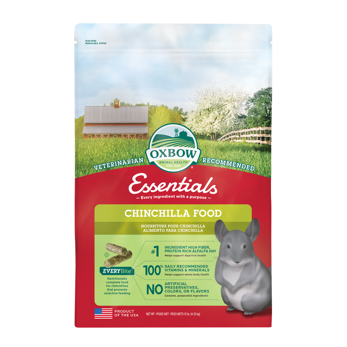 Oxbow Essentials Chinchilla Food