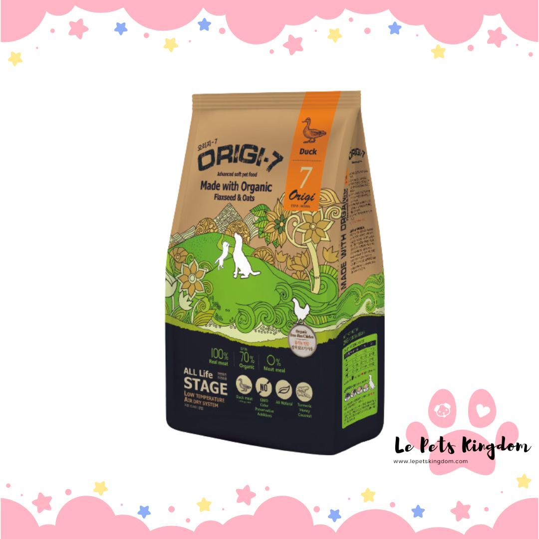 Origi-7 Duck Dog Kibbles 1.2kg (200g X 6 bags)