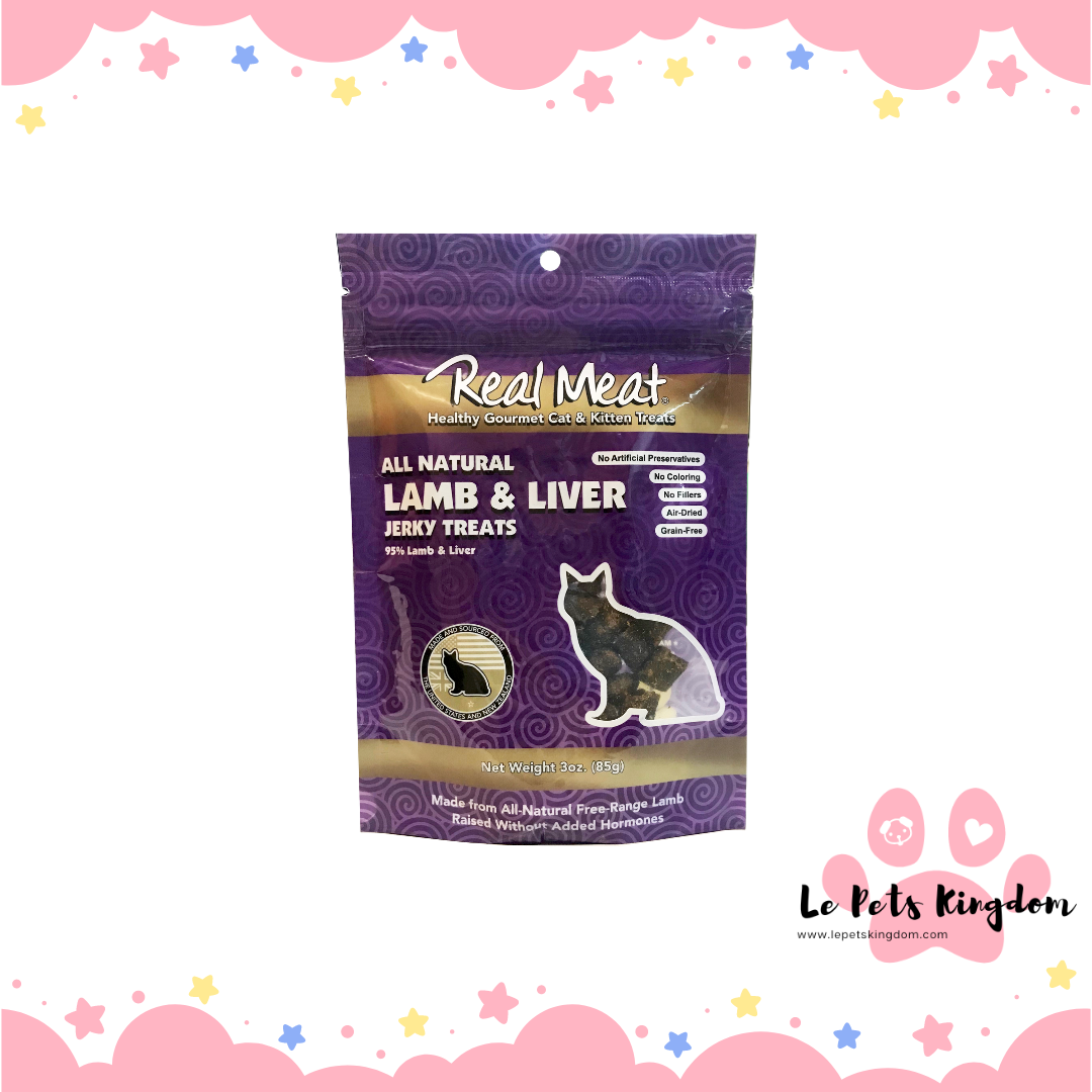 Real Meat - Cat Jerky (Lamb & Liver) 3oz