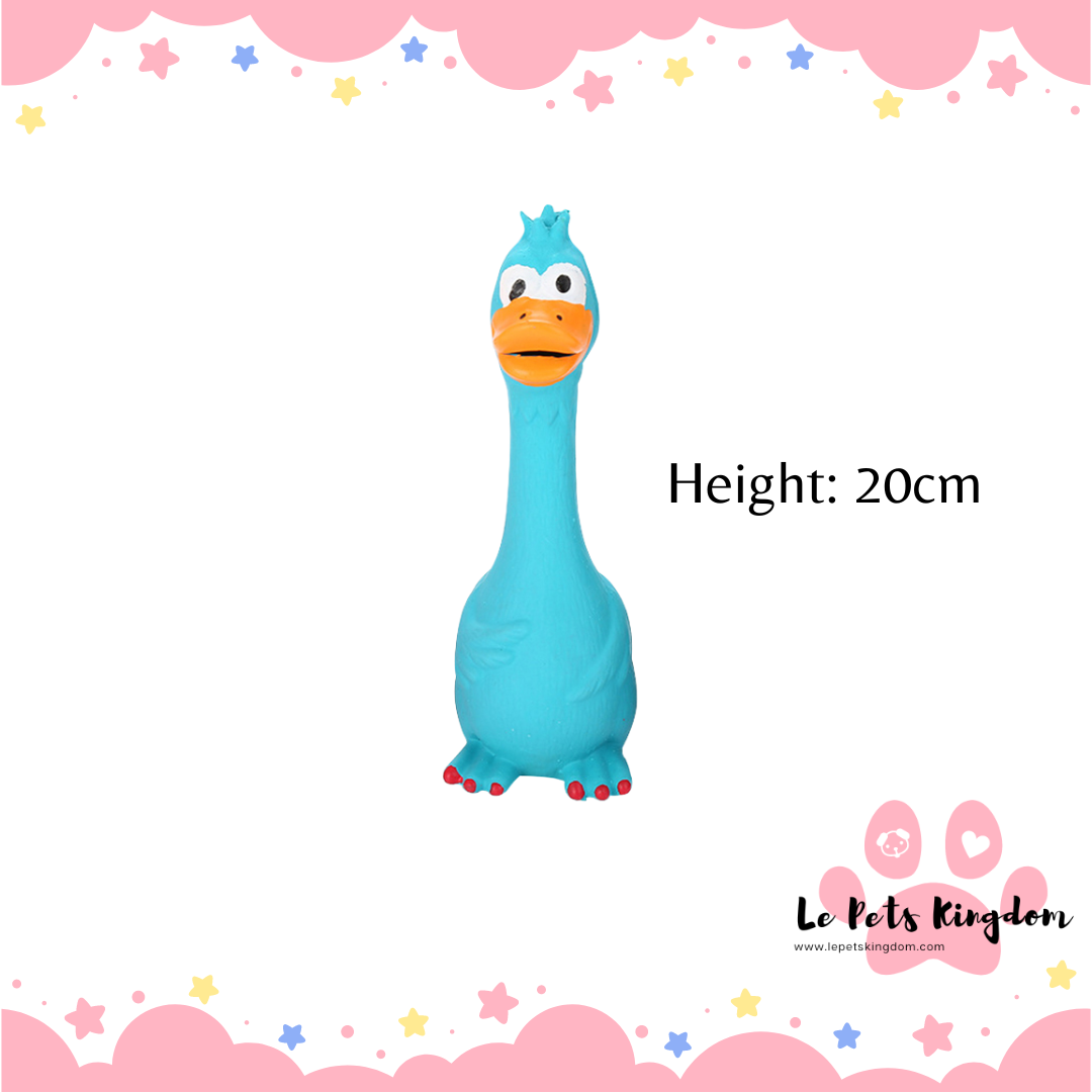 Squeaky Chicken Toy (Blue)
