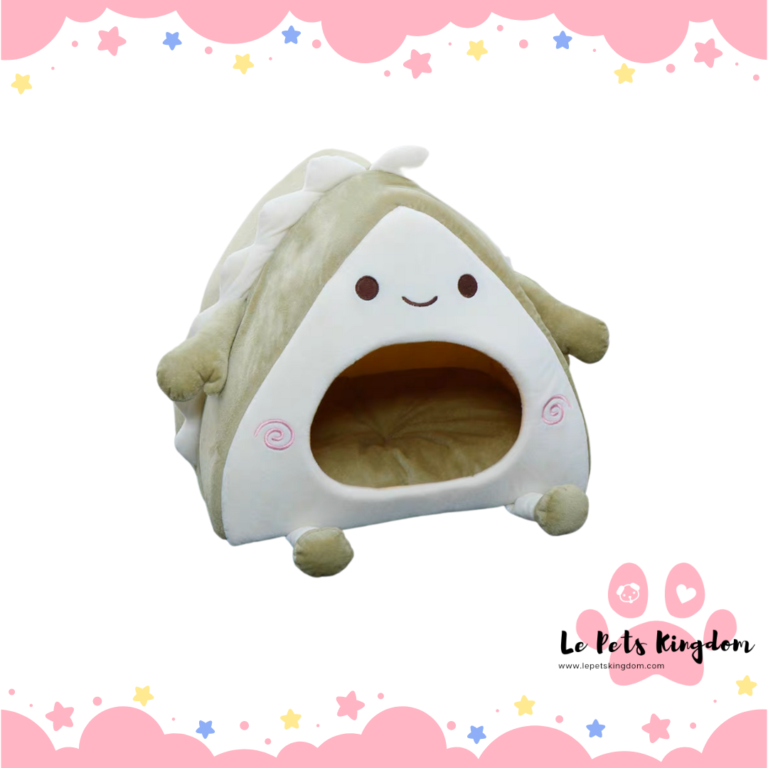 Mr Sandwich Dog Nest Bed - Tender Green