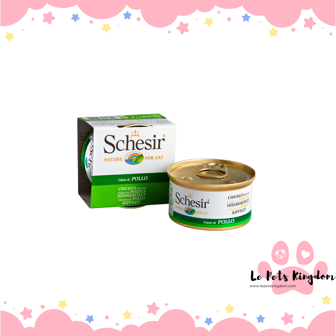 Schesir Chicken Fillet Jelly Canned Cat Food