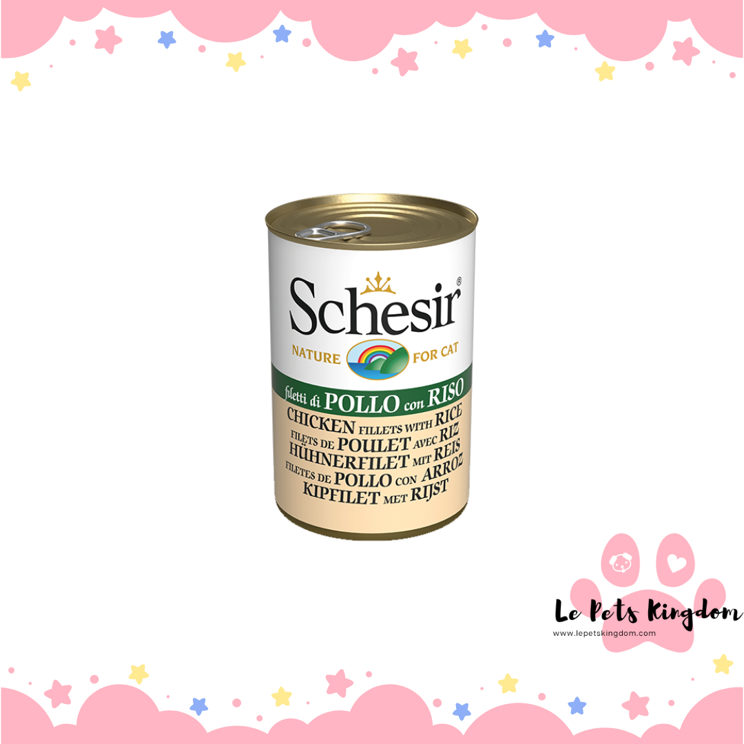 Schesir Chicken Fillet with rice Jelly Canned Cat Food