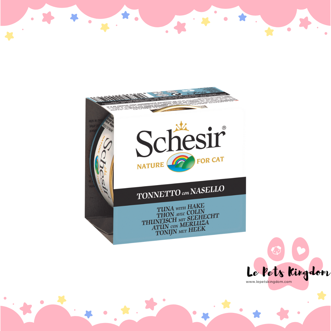 Schesir Tuna with Hake Jelly Canned Cat Food