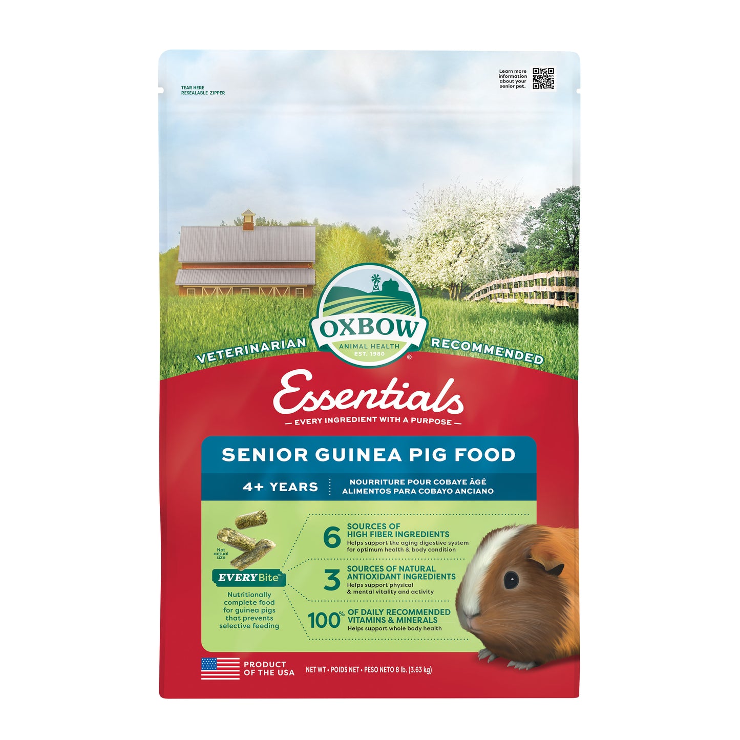 Oxbow Essentials Senior Guinea Pig Food