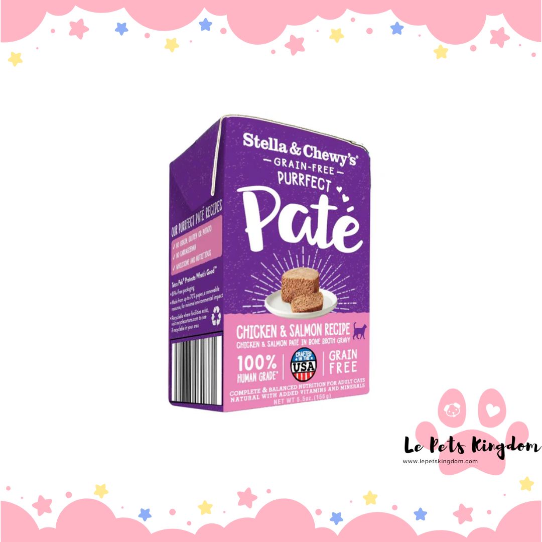 Stella & Chewy’s Purrfect Pate Chicken & Salmon Medley Wet Cat Food 5.5oz