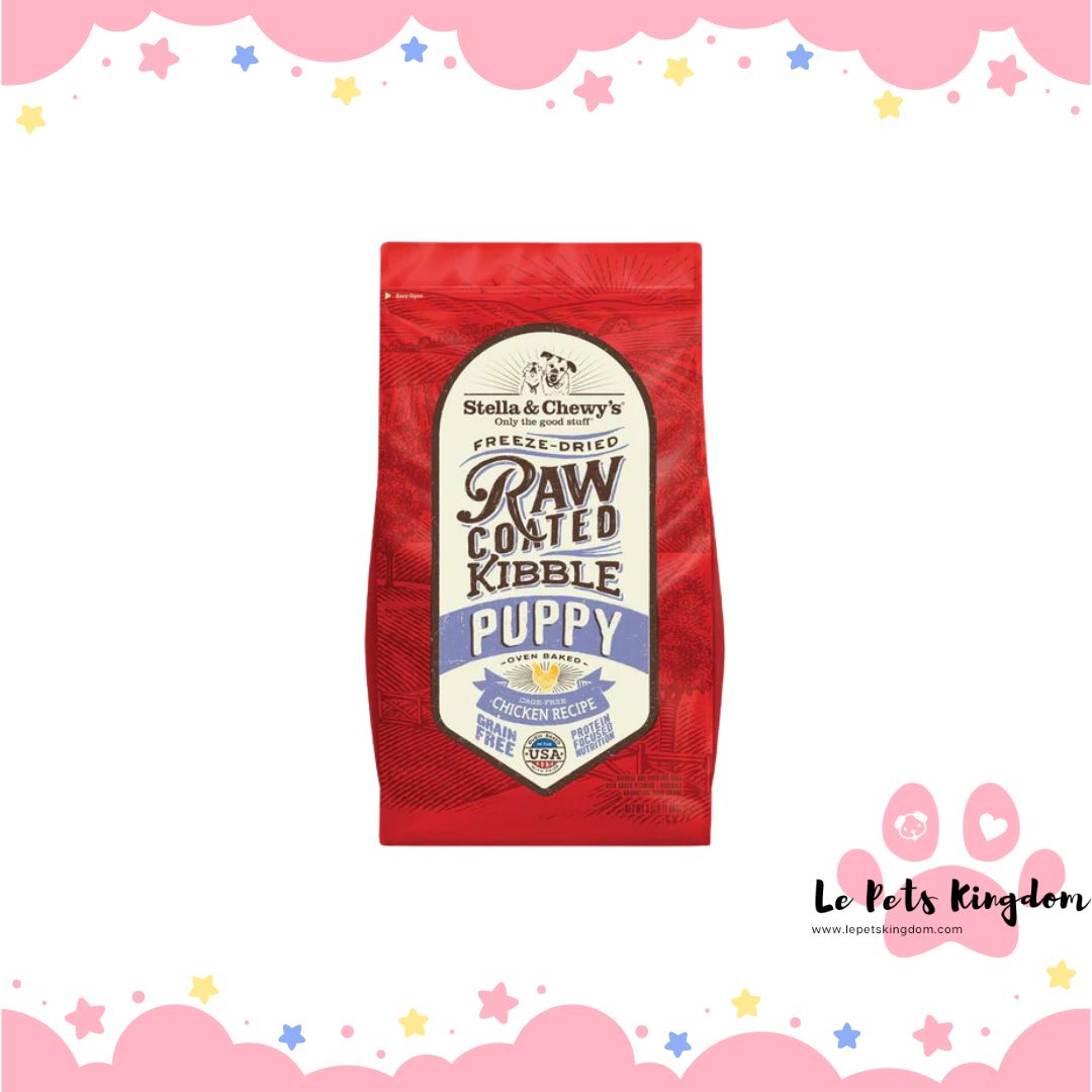 Stella & Chewy's Freeze-Dried Raw Coated Kibble Chicken Puppy Grain-Free Dry Dog Food