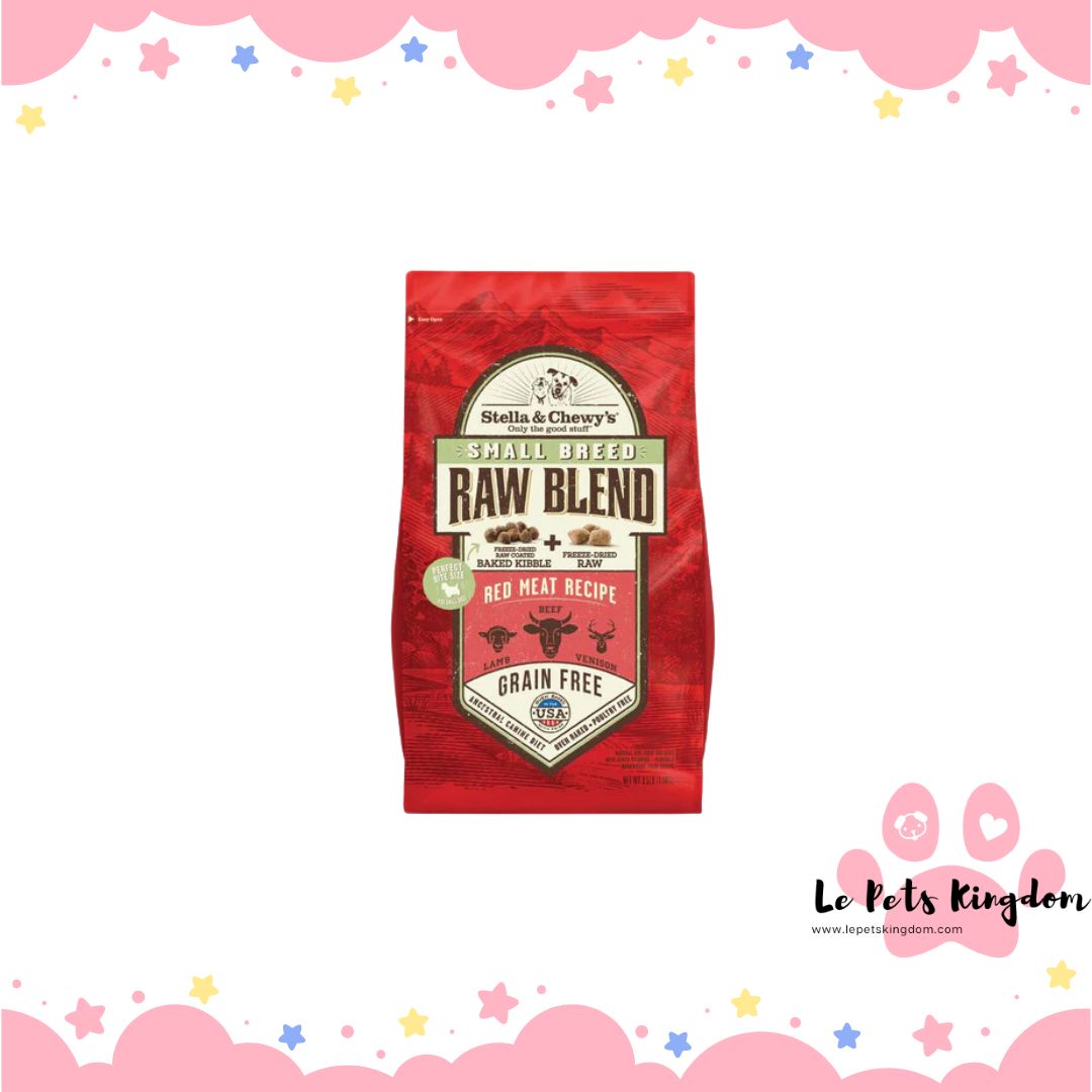 Stella & Chewy’s Raw Blend Red Meat Kibble With Freeze-Dried Raw Small Breed Grain-Free Dry Dog Food