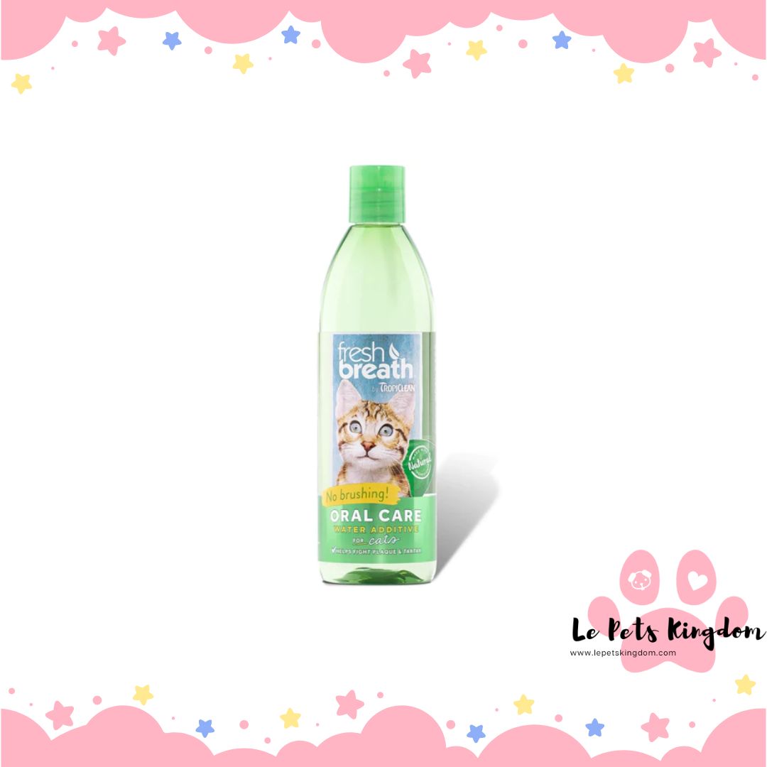 Tropiclean Fresh Breath Oral Care Water Additive For Cats 8oz