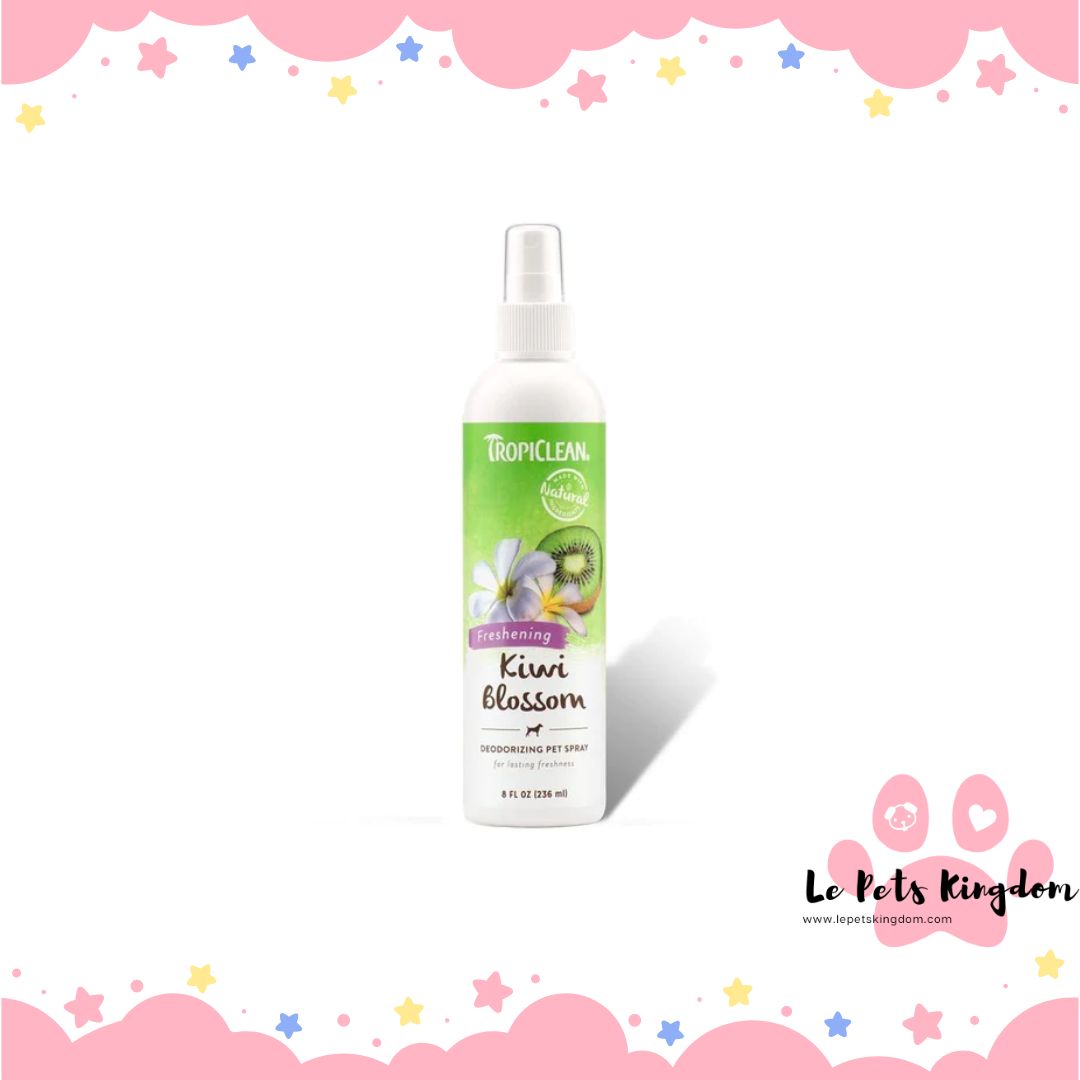 Tropiclean Kiwi Blossom Deodorizing Pet Spray 8oz