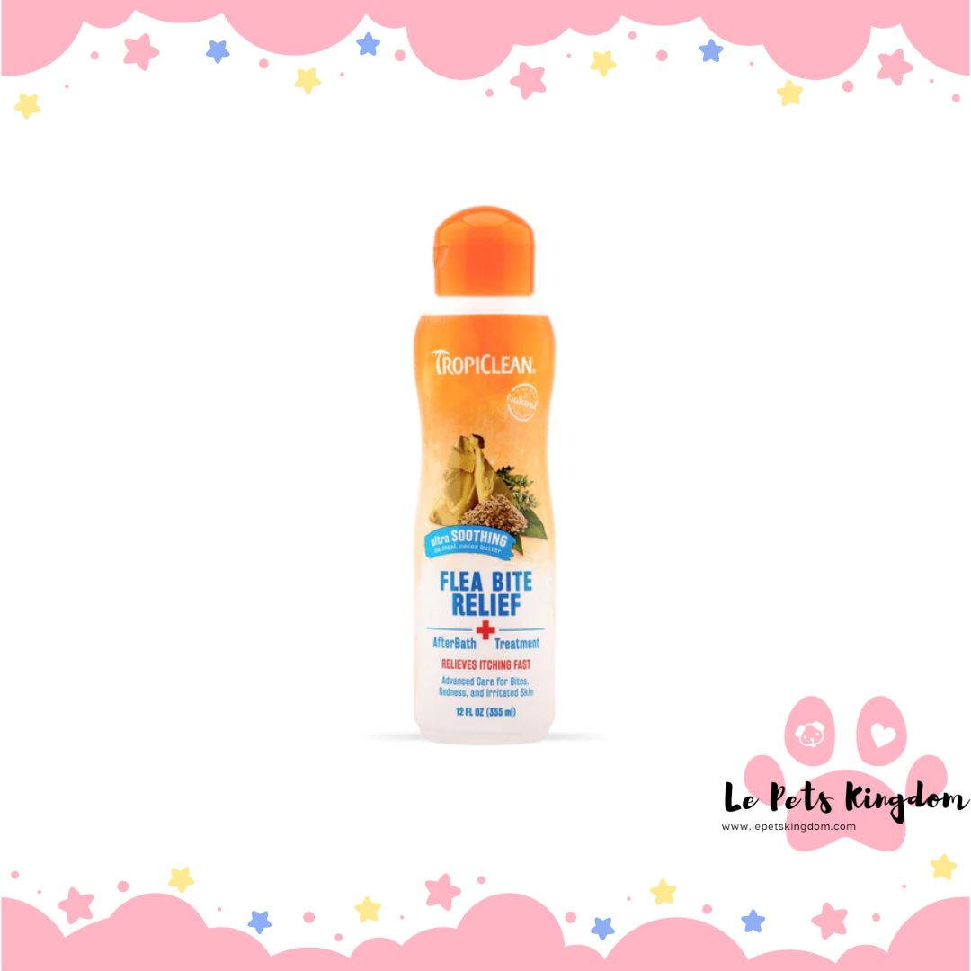 Tropiclean Natural Flea & Tick Bite Relief After Bath Treatment 12oz