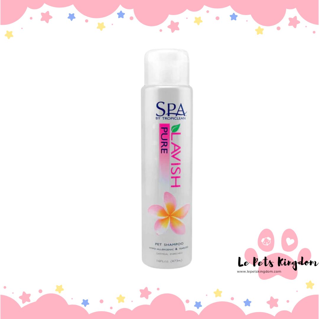 Tropiclean Spa Lavish Pure Hypoallergenic & Tearless Pet Shampoo