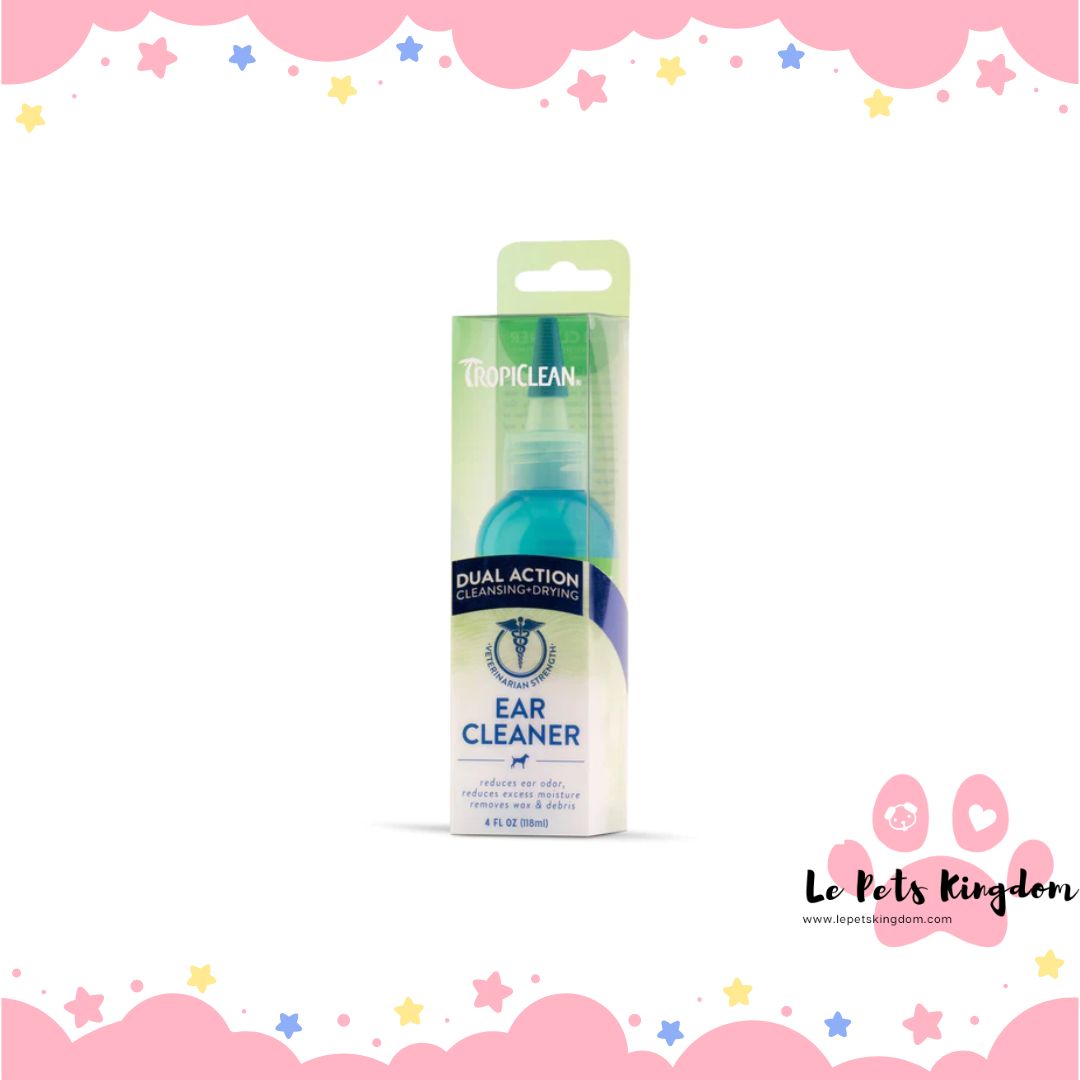 Tropiclean Dual Action Ear Cleaner For Pets 4oz