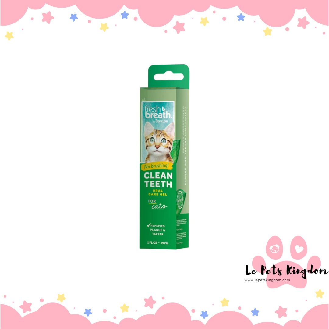 Tropiclean Fresh Breath Clean Teeth Gel For Cats 2oz