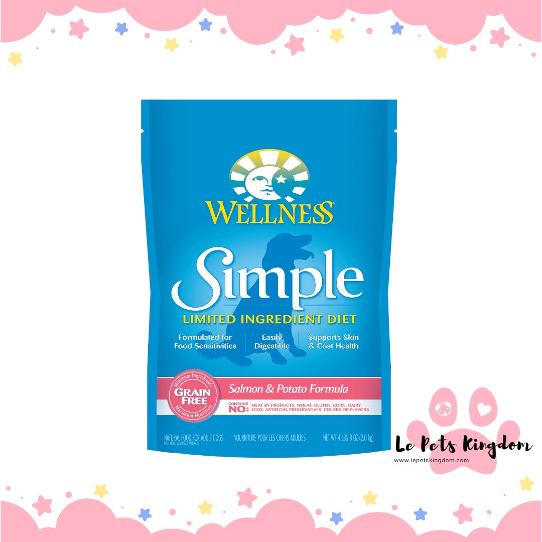 Wellness Simple Grain-Free Salmon & Potato Formula Adult Dry Dog Food
