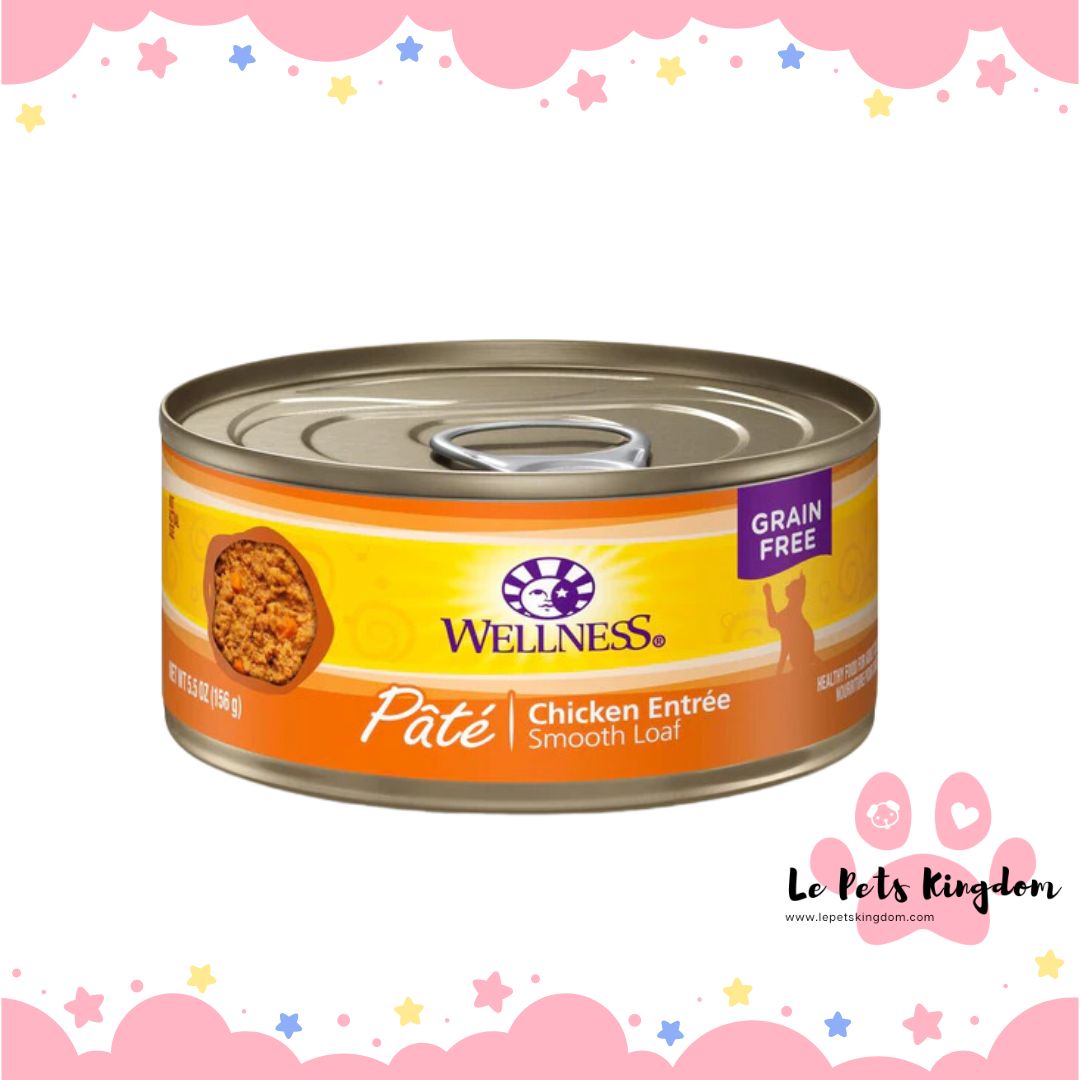 Wellness Complete Health Chicken Pate Grain-Free Canned Cat Food 156g