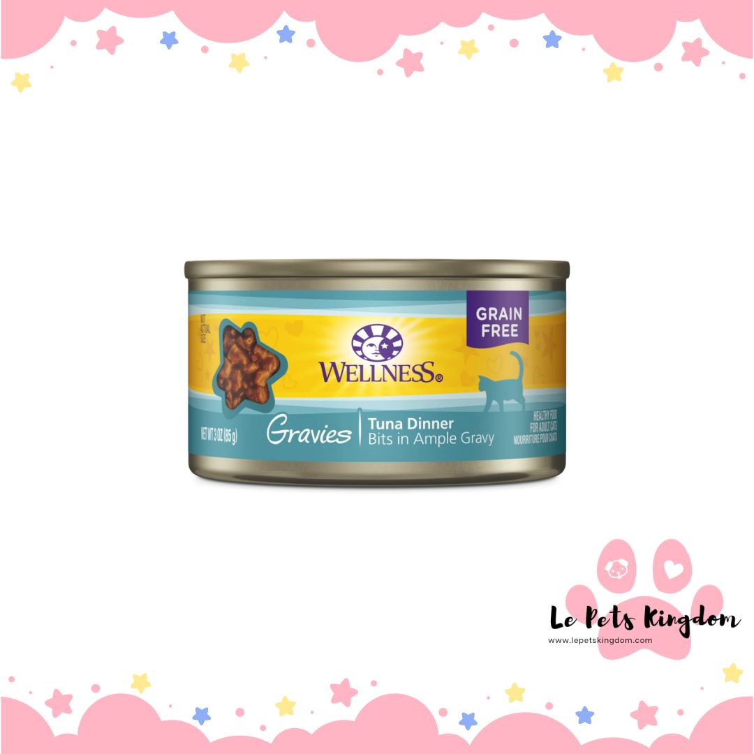 Wellness Complete Health Gravies Tuna Dinner Grain-Free Canned Cat Food 85g