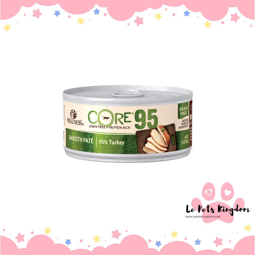 Wellness Core 95% Turkey Pate Grain-Free Canned Cat Food 5.5oz
