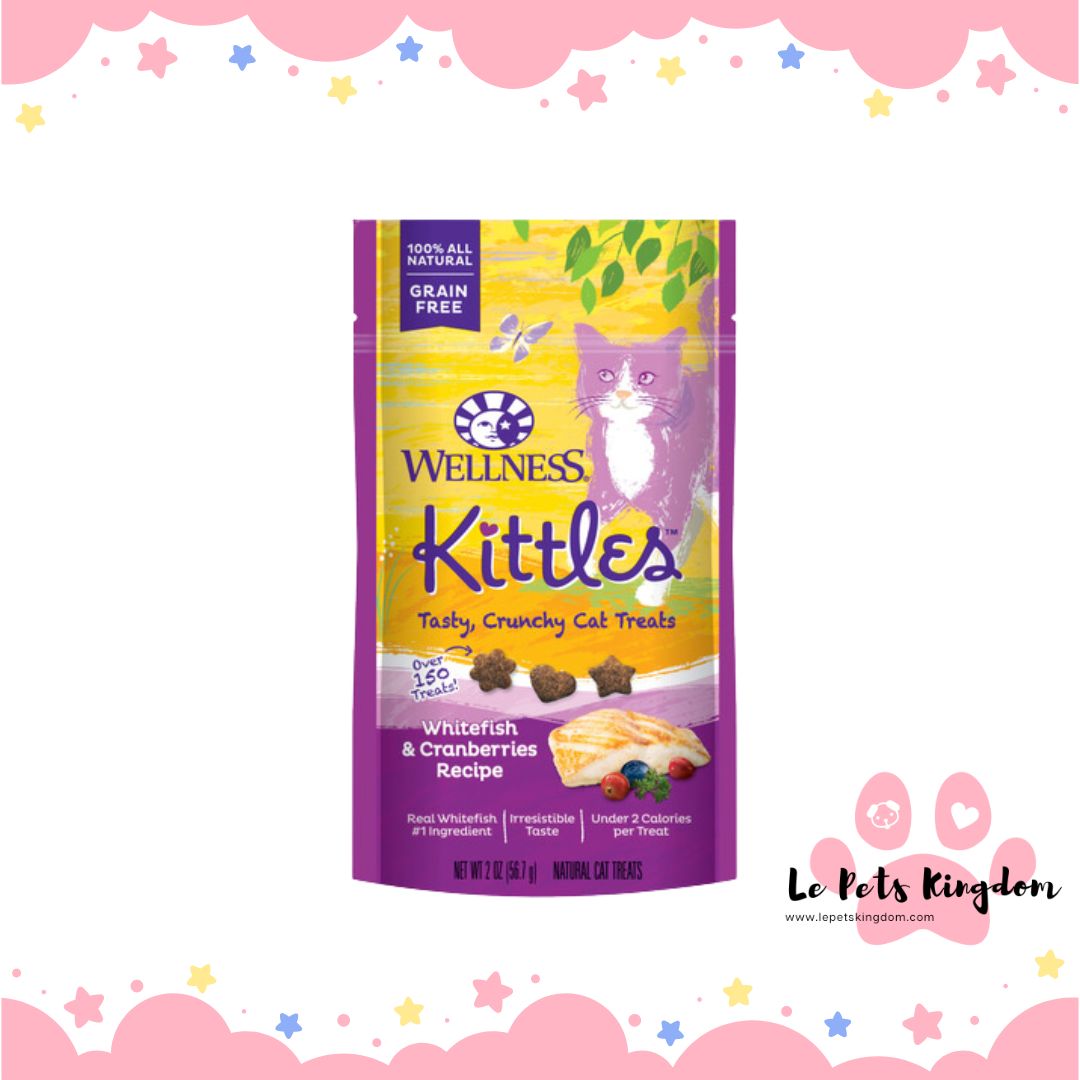 Wellness Kittles Whitefish & Cranberries Cat Treats 57g