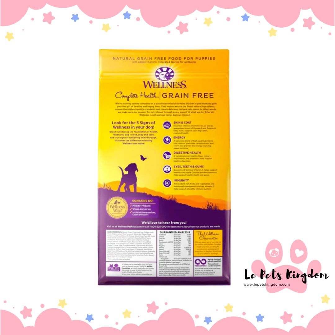 Wellness Complete Health Grain Free Puppy Dry Dog Food