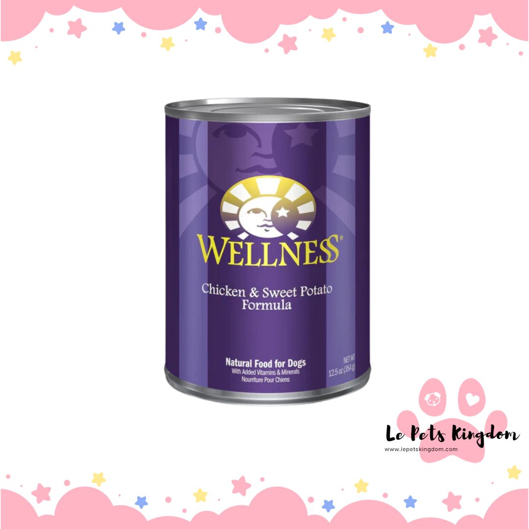 Wellness Complete Health Chicken & Sweet Potato Canned Dog Food 354g