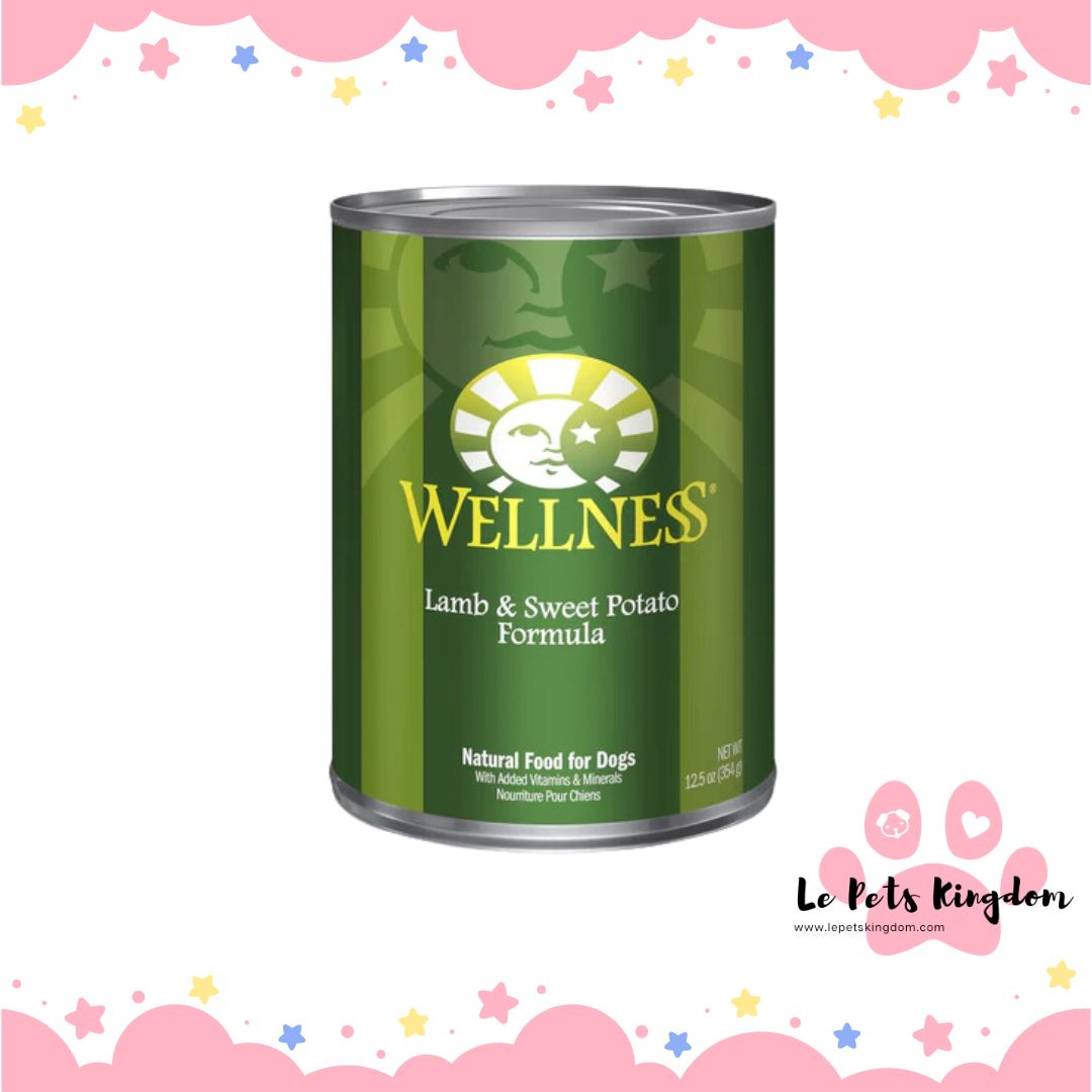 Wellness Complete Health Lamb & Sweet Potato Canned Dog Food 354g