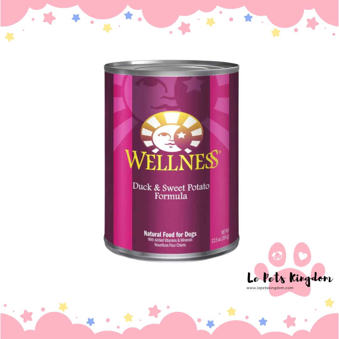 Wellness Complete Health Duck & Sweet Potato Canned Dog Food 354g