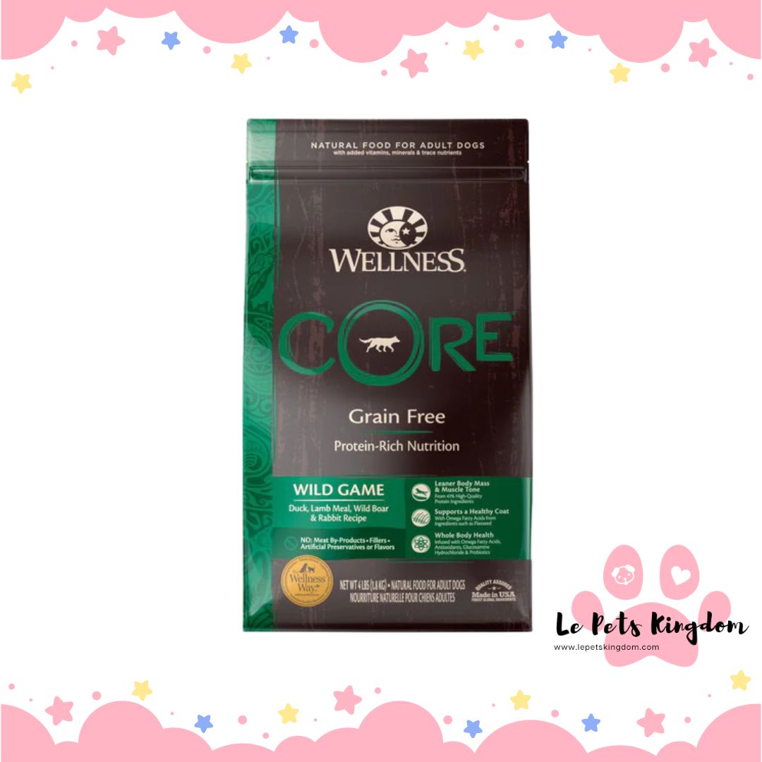 Wellness Core Grain-Free Wild Game Formula Dry Dog Food