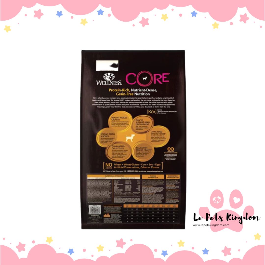 Wellness CORE Grain-Free Small Breed Puppy Formula Dry Dog Food