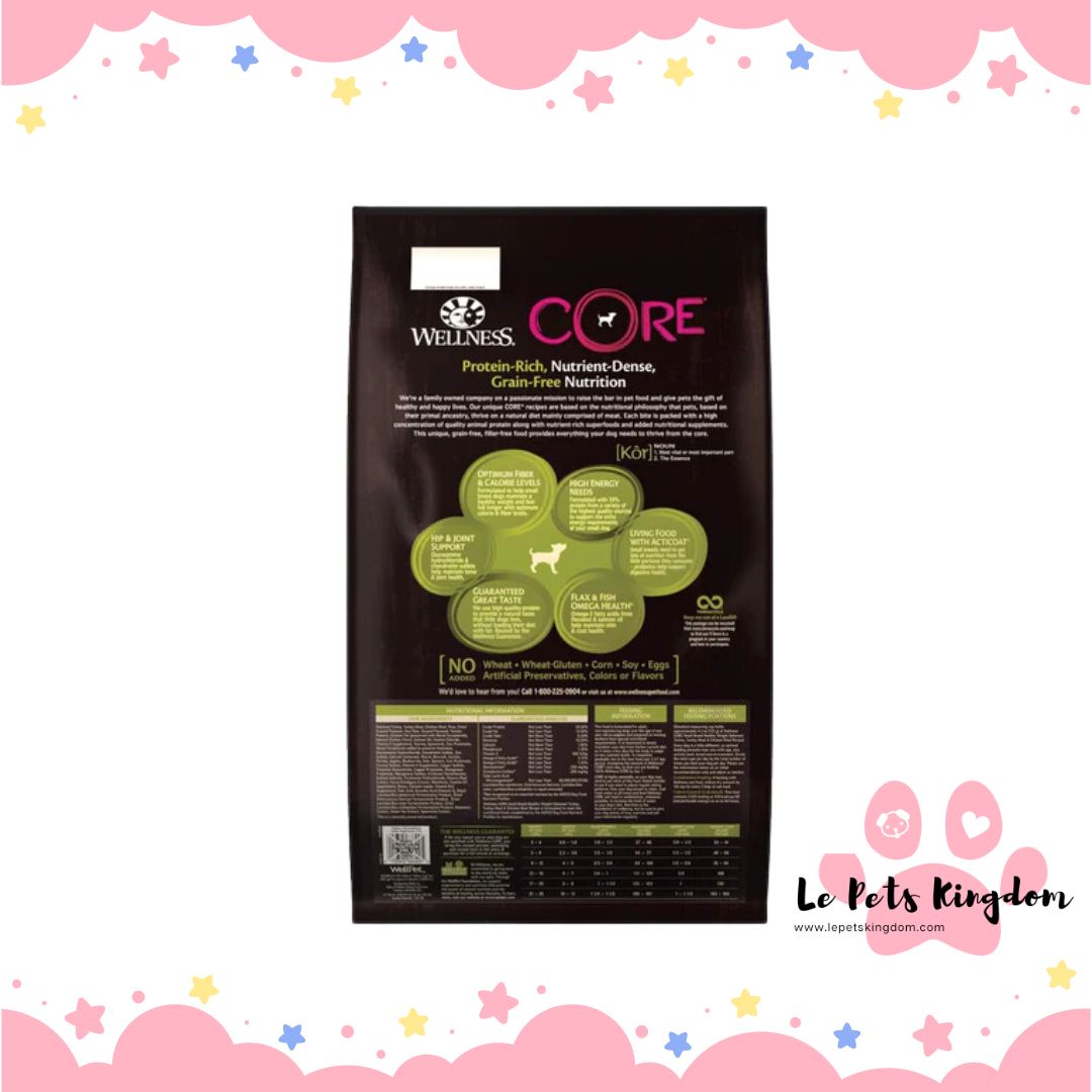 Wellness CORE Grain-Free Small Breed Healthy Weight Formula Dry Dog Food