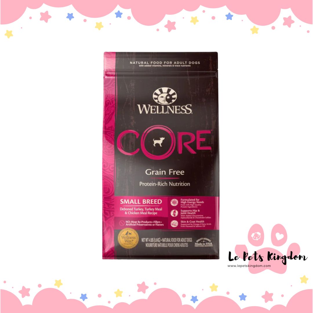 Wellness CORE Grain-Free Small Breed Adult Formula Dry Dog Food