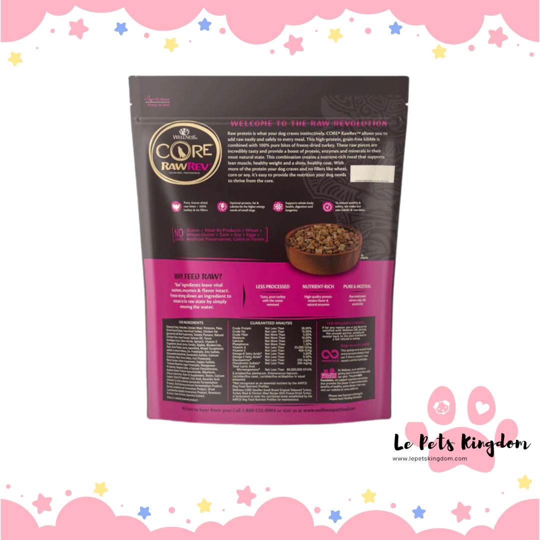 Wellness CORE RawRev Small Breed Adult Grain-Free Dry Dog Food