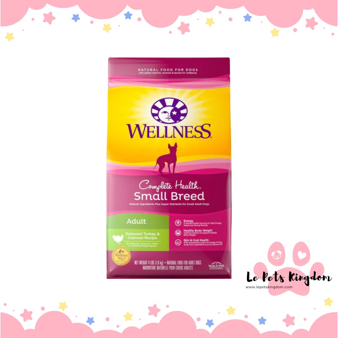 Wellness Complete Health Small Breed Adult Turkey & Oatmeal Dry Dog Food