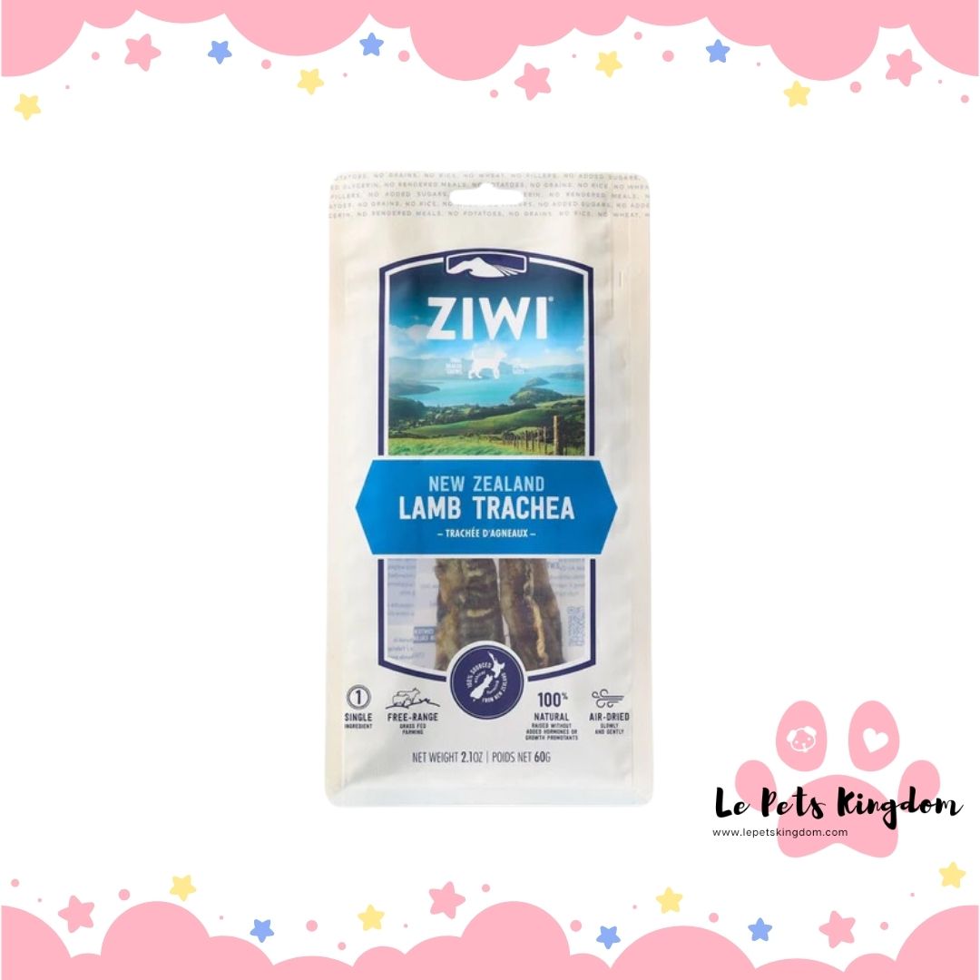 ZiwiPeak New Zealand Lamb Trachea Dog Chew 60g