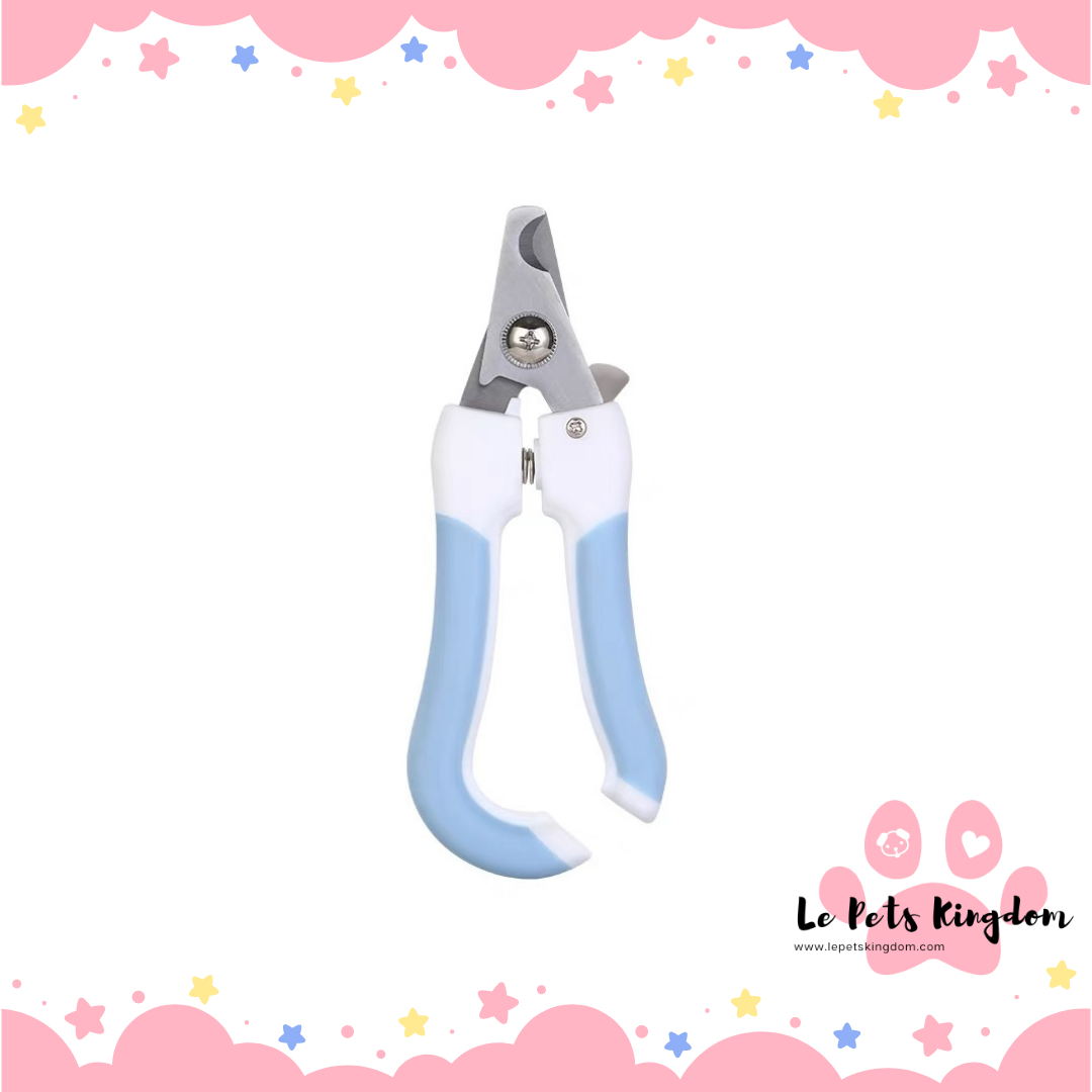 Dog Nail Clipper with Lock (Blue)