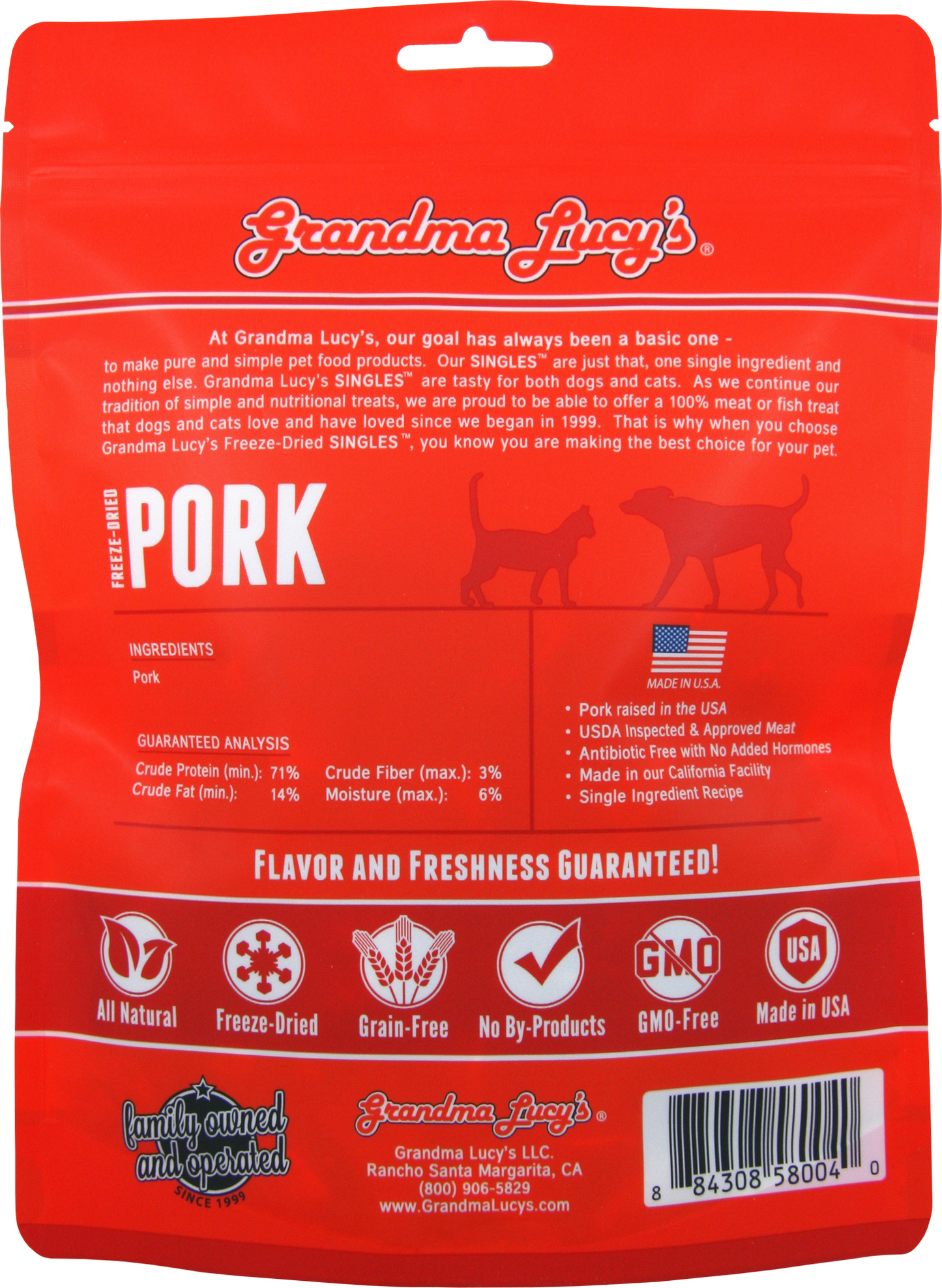 Grandma Lucy's Single Treats - Pork