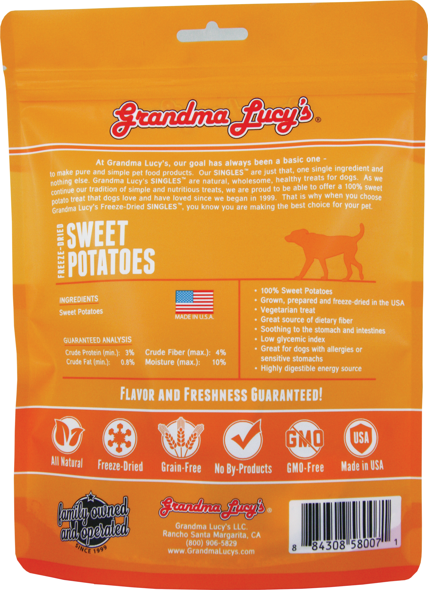 Grandma Lucy's Single Treats - Sweet Potato 2oz