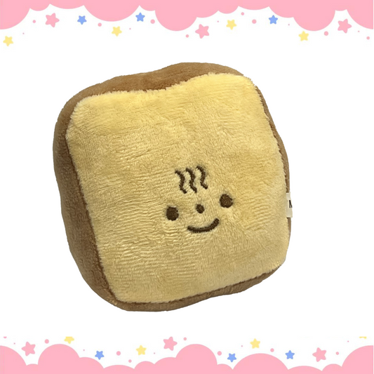 Bread Squeaky Dog Toy