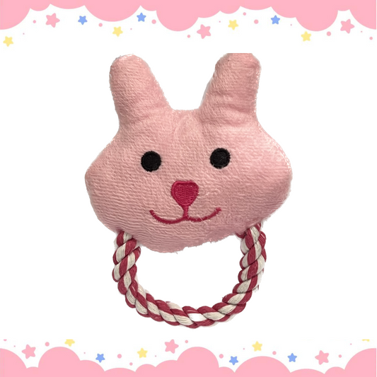 Pink Squeaky Dog Toy