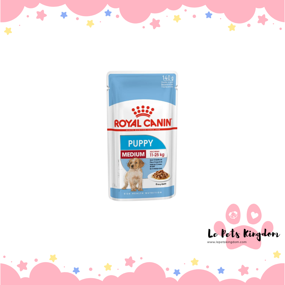 Royal Canin Medium Puppy Pouch [10 x 140g]