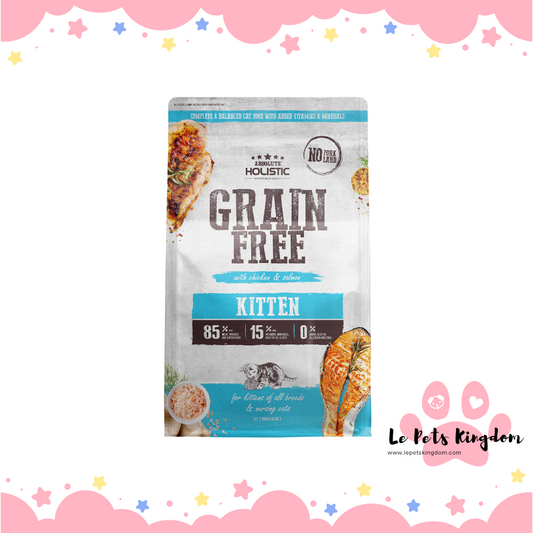 Absolute Holistic Chicken & Salmon Grain-Free Dry Kitten Food