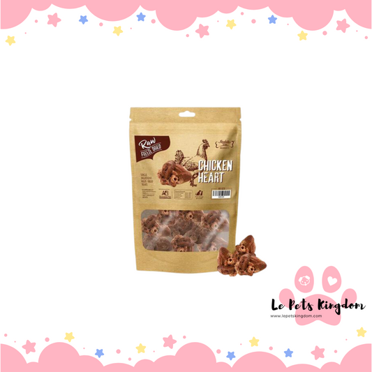 Absolute Bites Raw Freeze Dried Raw Chicken Heart 65g
