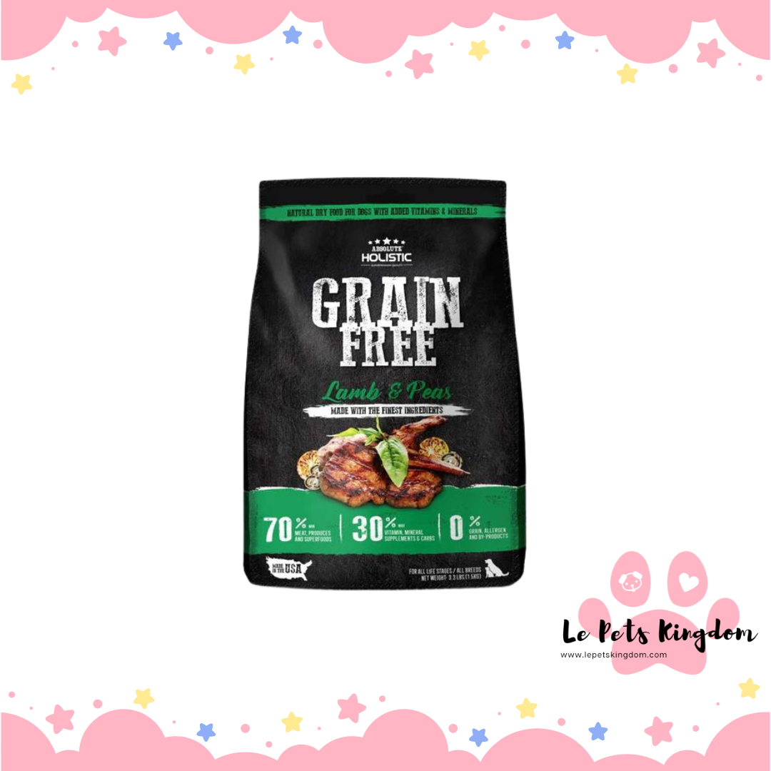 Absolute Holistic Lamb & Peas Grain-Free Dry Dog Food