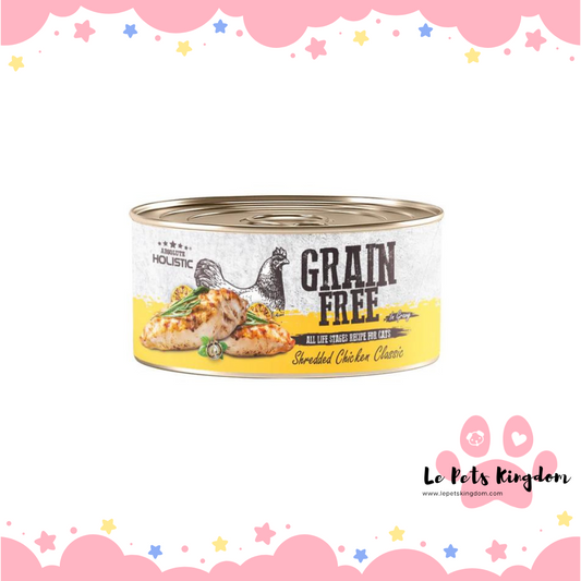 Absolute Holistic Grain-Free Gravy Cat Shredded Chicken Classic 80g
